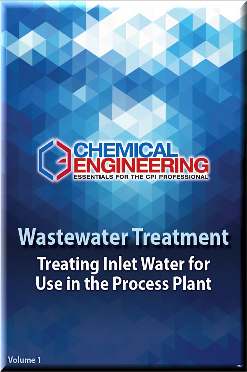 Cover of Wastewater Treatment- Treating Inlet Water for Use in the Process Plant: Volume One